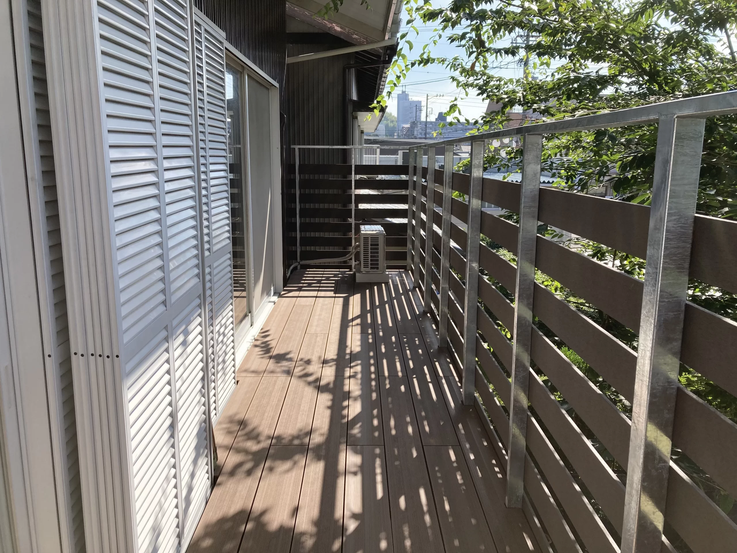 古くなったウッドデッキをリフレッシュ♪