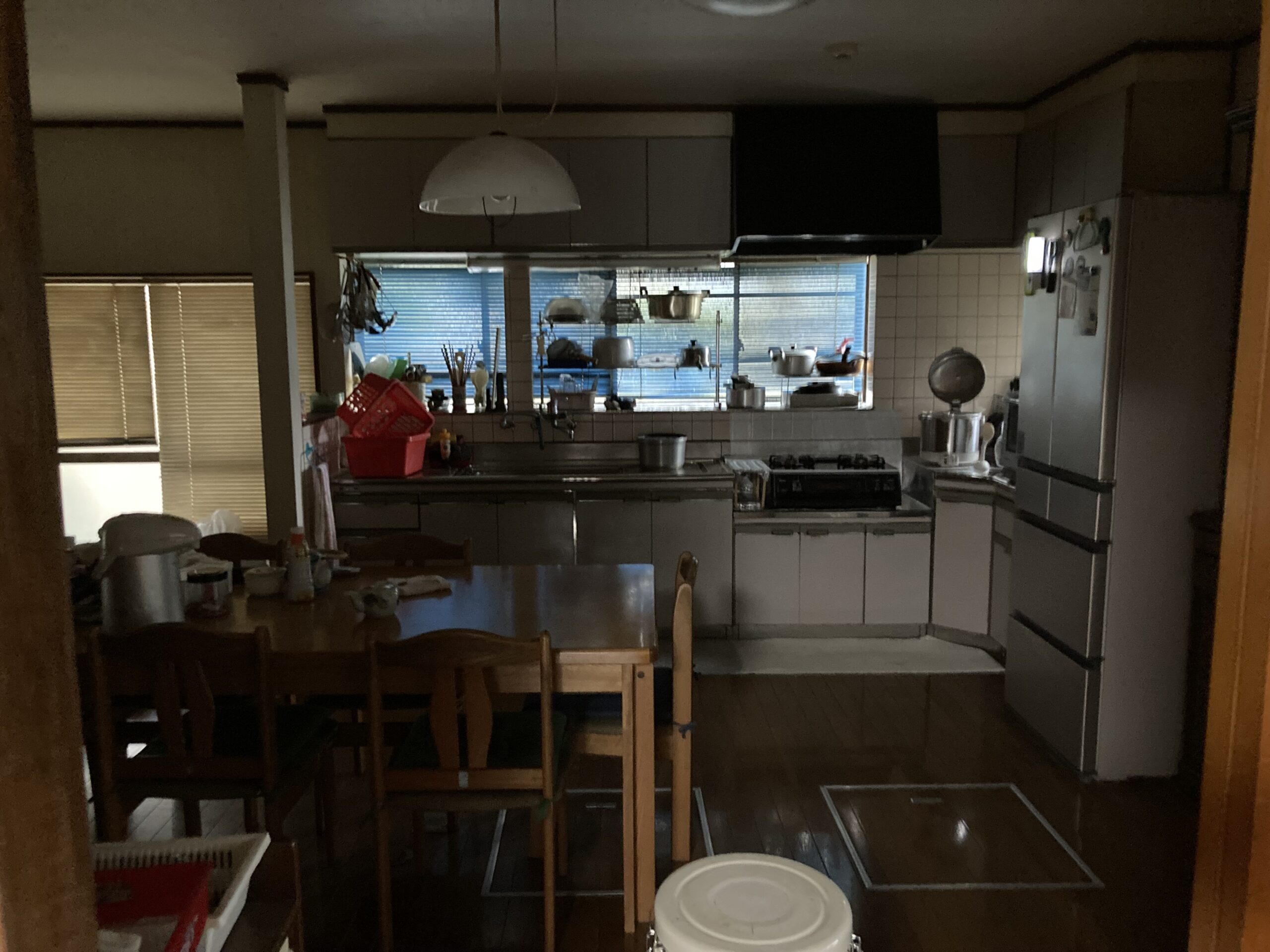 使用しなくなった和室を含めたリノベーションで40畳を超える大空間LDKを実現！