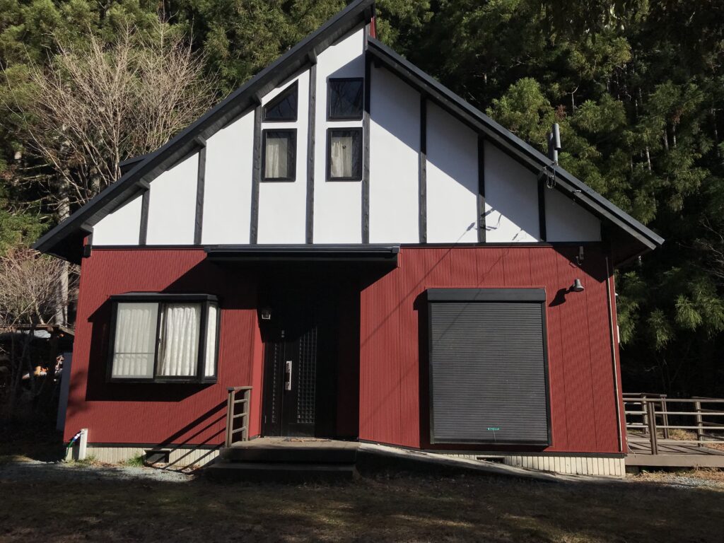 スイスの山小屋をイメージして