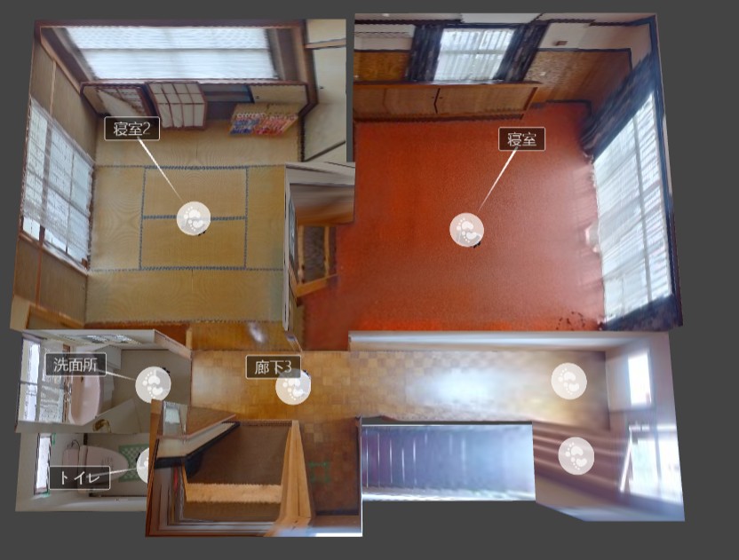 リゾートホテルのような寝室