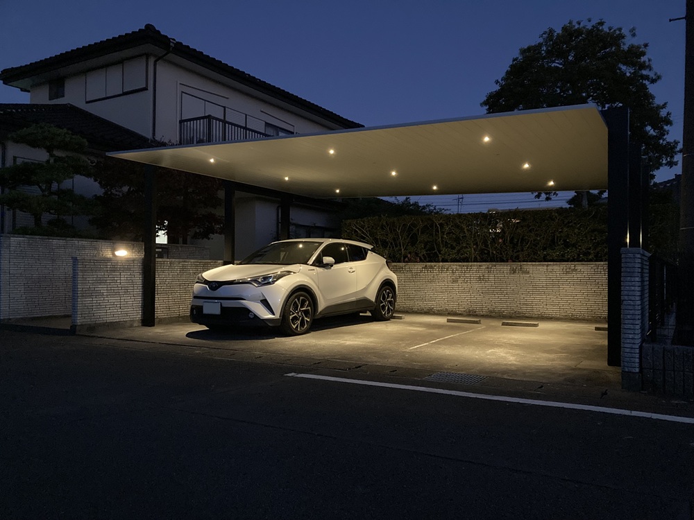 愛車の映えるカーポート✨